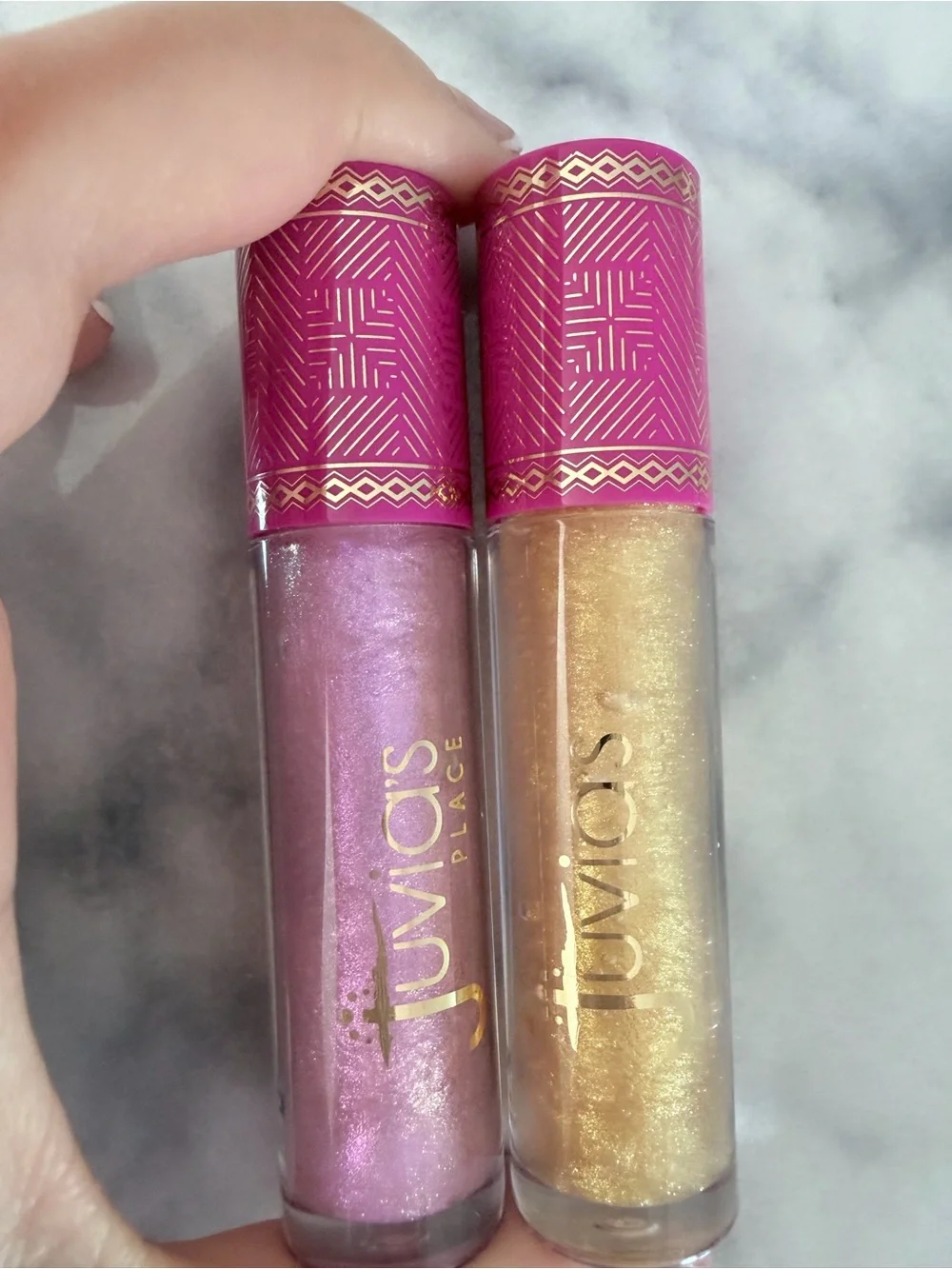 Juvia’s Place Lip Gloss Duo in Pink & Gold